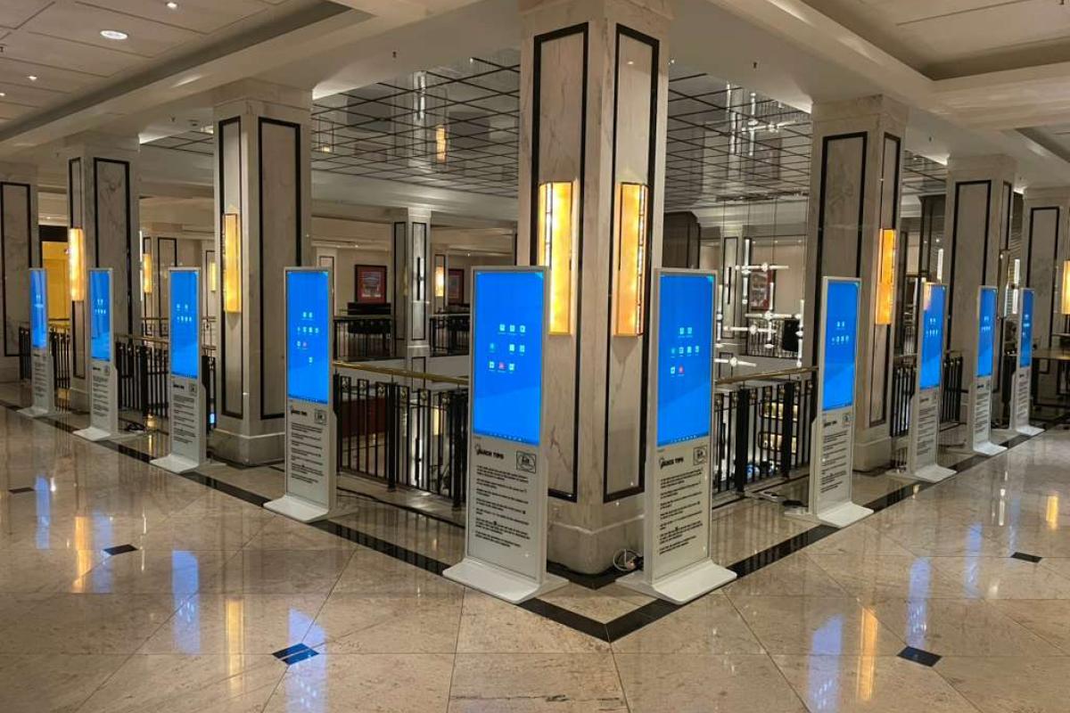 Digital Signage, Touchscreen für Postersessions oder Produktpresessentationen